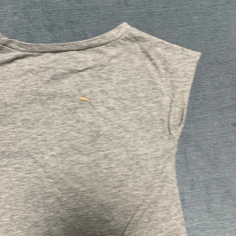 Nike Dri Fit T Shirt Baby's 24M Heather Gray Swoosh Logo Sleeveless Round Neck